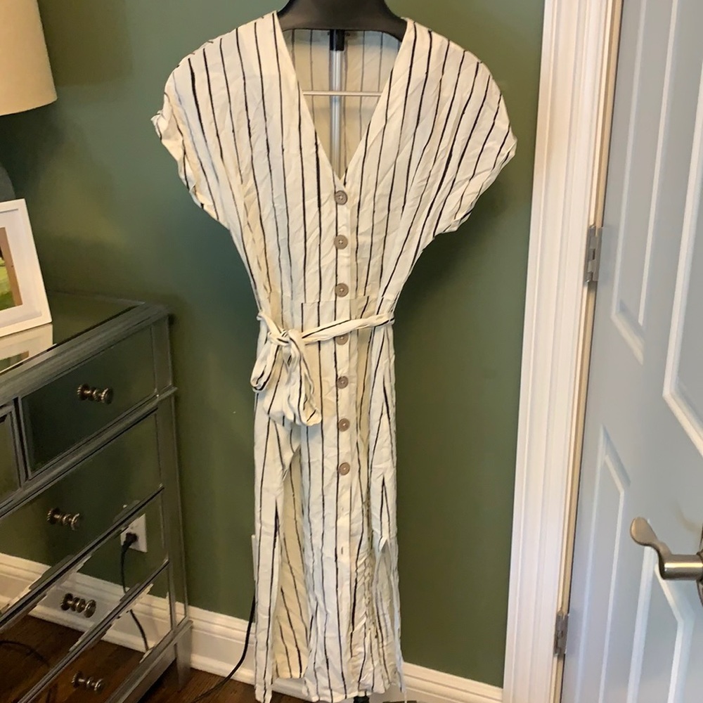 Striped maxi dress